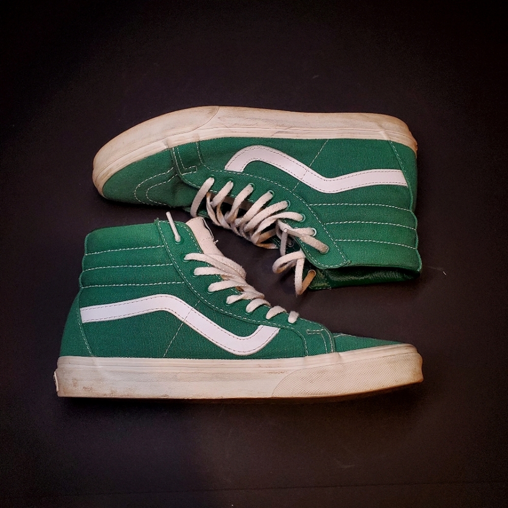 Vans Old Skool Green Size 9.5